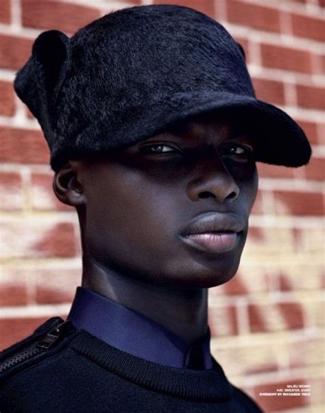 Salieu Jalloh Beautiful Dark Male Models African Models African