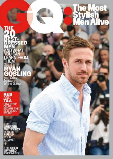 Ryan Gosling Gq Magazine July 2015 Cover Photo United States