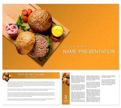 How To Make Hamburger Powerpoint Templates How To Make Hamburgers
