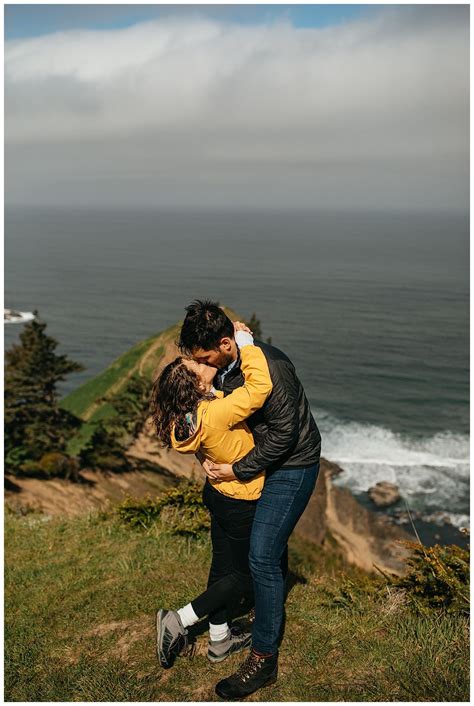 Oregon Coast Couple Session Cannon Beach Couple Session Coast Couple Session Forest Couple