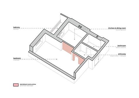 Flat For Two Lviv Ukraine On Behance Design Tiny Apartment Lviv