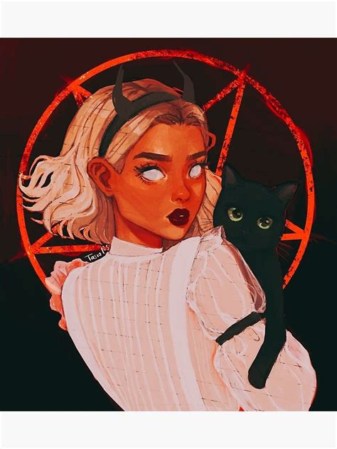 The Teenage Witch Ii Art Print By Tasia M S Witch Art Sabrina Witch Drawings
