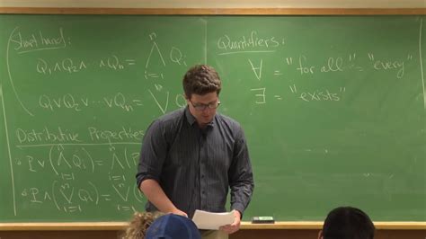 Fundamentals Of Mathematics Lecture 03 Quantifiers Youtube