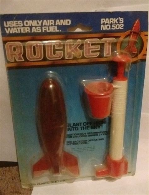 Vintage Parks Plastics Toy Water Rocket Launcher Space Rare Htf