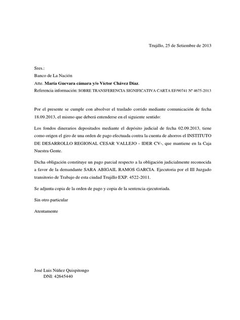Carta Banco De La Nacion 25092013