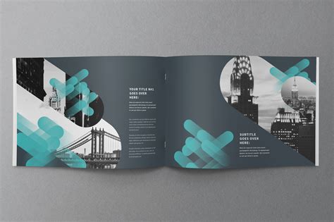 Cool Green Modern Brochure On Behance