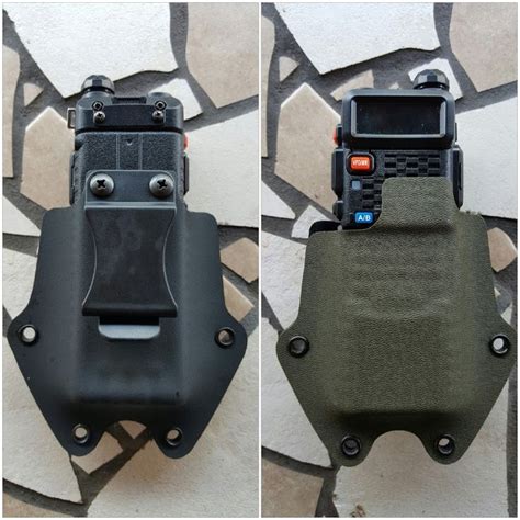 My personal experience working with kydex is somewhat limited and there may be others here with more experience and knowledge on the subject, so feel free to add your thoughts. My DIY Kydex holster for Baofeng with extended battery. | SHTF | Pinterest | Festivals, Kydex ...
