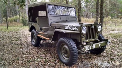 Willys Cj A Flat Fender Jeep For Sale In Spring Hill Fl