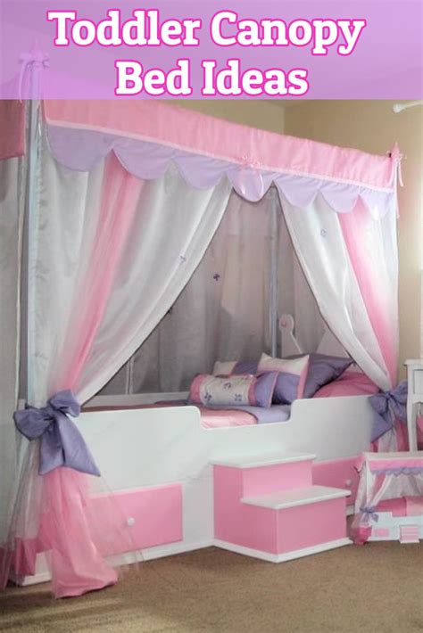 Canopy Toddler Bed Ideas Adorable Canopy Beds For Girls