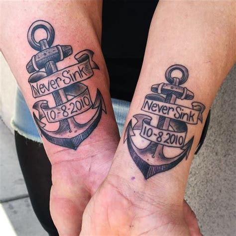 Later on, the anchor tattoos started to have different meanings. 26 best Couple Anchor Tattoos images on Pinterest | Anchor ...
