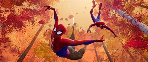 Spider Man Into The Spider Verse New Trailer Miles Morales Meets Peter