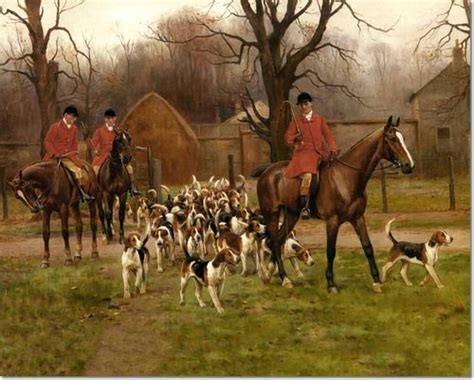 John Sanderson Wells Foxhunting The Meet Painting Hunting Art