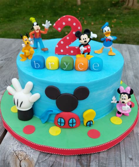 Mickey Mouse Clubhouse Cake Mickey Birthday Cakes Mickey Mouse