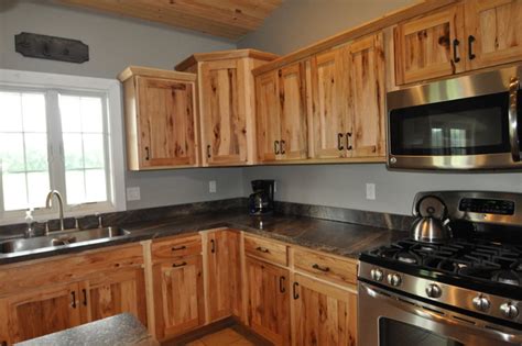 Dream kitchen make over with rta & diy kitchen cabinets. Country Style Rustic Hickory - Farmhouse - Kitchen ...
