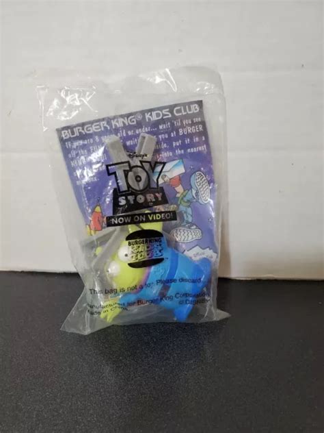 Nip 1995 Alien Lgm Claw Burger King Kids Club Meal Toy Story Now On