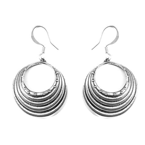Oberon Design Britannia Metal Jewelry Earrings Hill Tribe