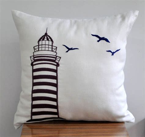 Lighthouse Pillow Throw Pillows Decorative Pillows Couch Pillows