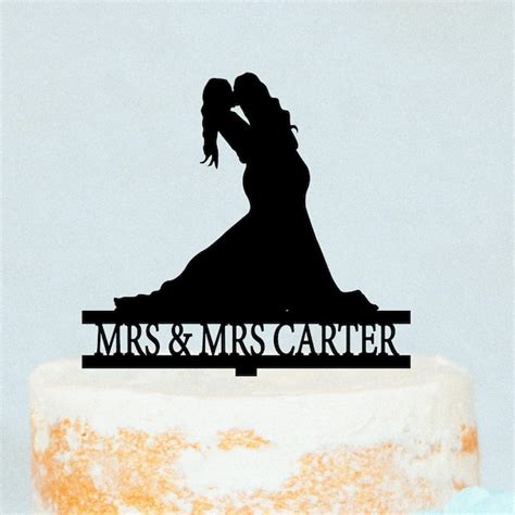 Lesbian Wedding Cake Topper Etsy