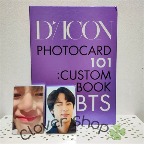 Jual Binder Dicon 101 Bts Photocard Jin And V [baca Deskripsi] Pc Tae Taehyung Seokjin Shopee