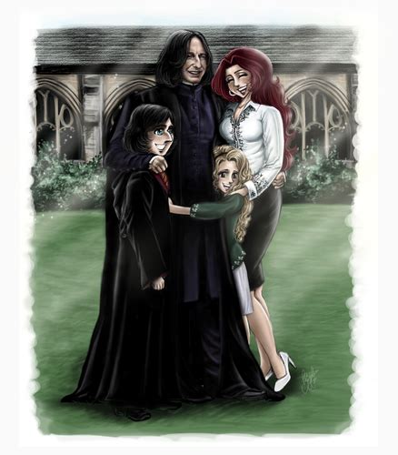 Severus Snape And Original Female Characters Fan Art Emilyseverus The