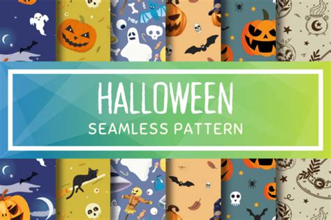 Halloween Seamless Pattern Digital Paper Graphic By Kingdom Of Arts