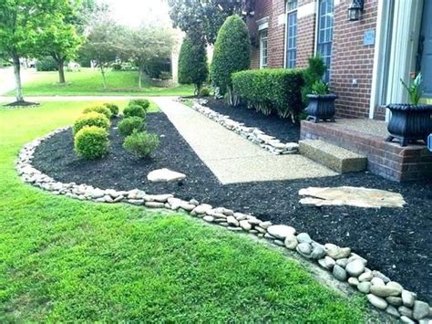 Front Yard Landscaping Ideas With Stones Image To U