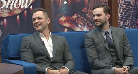 The Virtual Life Taron Egerton And Nicholas Hoult Attending A Gesf
