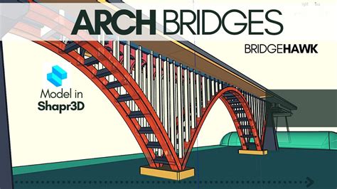 What Are Arch Bridges 3d Model Detailed Components In 4k Youtube