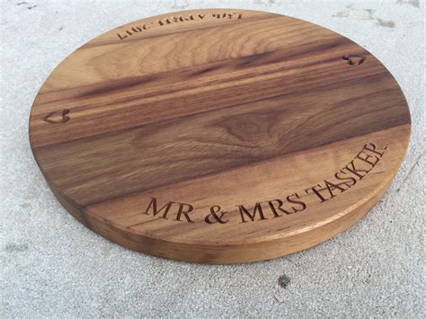 Solid Wood Wedding Cake Board Grand Etsy