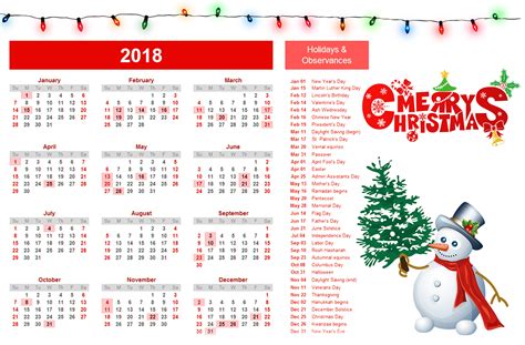 Merry Christmas 2018 Calendar Wallpaper 27562 Baltana