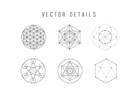 Sacred Geometry Vector Set Vol 1 Illustrations On Creative Market