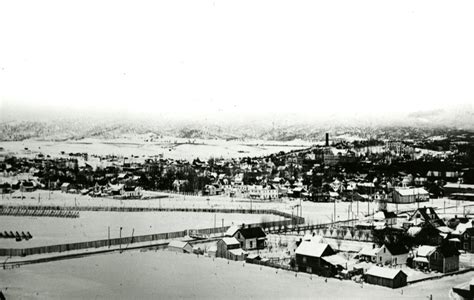 Panoramic View Of Moscow Idaho With The Fairgrounds In The Foreground