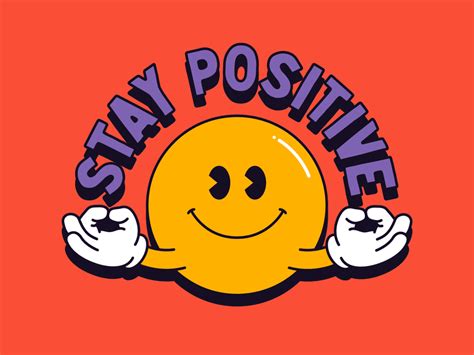 Stay Positive By ǝɔʎoΛ ʇɐw Graphic Design Fun Motion Design