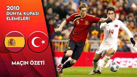 İspanya 1 0 Türkiye 2010 Dünya Kupası Elemeleri YouTube