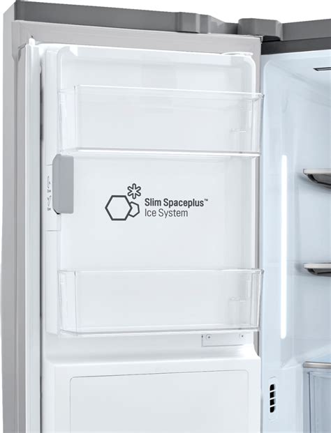 customer reviews lg 22 cu ft 4 door french door counter depth smart refrigerator with