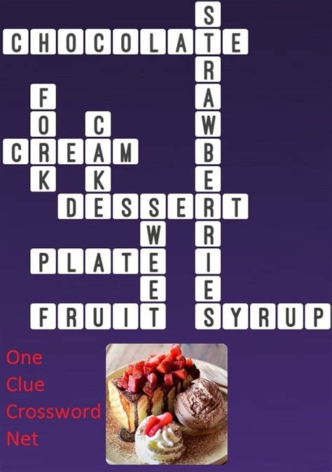 Dessert One Clue Crossword Cheats