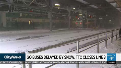 Blizzard Causing Multiple Commuter Delays Youtube