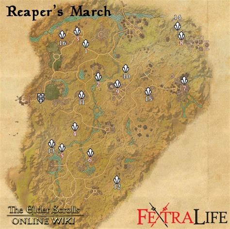 Reapers March Skyshards Elder Scrolls Online Wiki