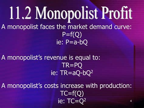Ppt Ch 11 Monopoly And Monopsony Powerpoint Presentation Free