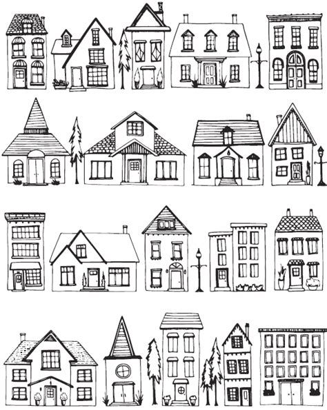 Https://wstravely.com/coloring Page/adult Coloring Pages Row Houses