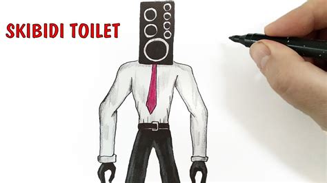 Рисуем Человека Колонку из Skibidi Toilet Youtube