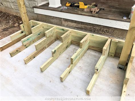 How To Build Porch Steps The Box Method Part 1 Addicted 2 Decorating®