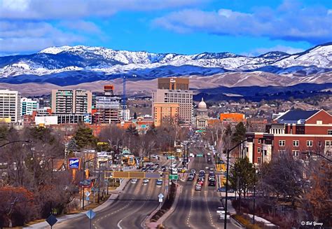 Boise Idaho Estados Unidos Da América Geografia Total