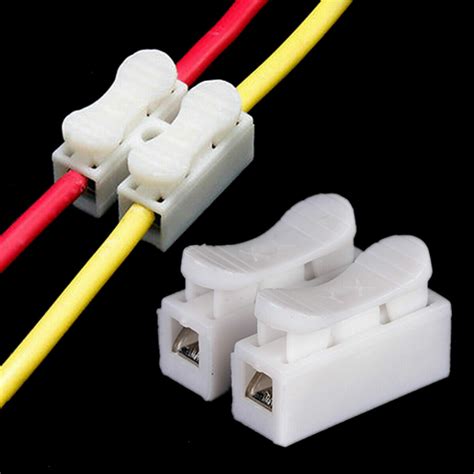 30pcs Self Locking Electrical Cable Connectors Quick Splice Lock Wire Terminals 691977508059 Ebay