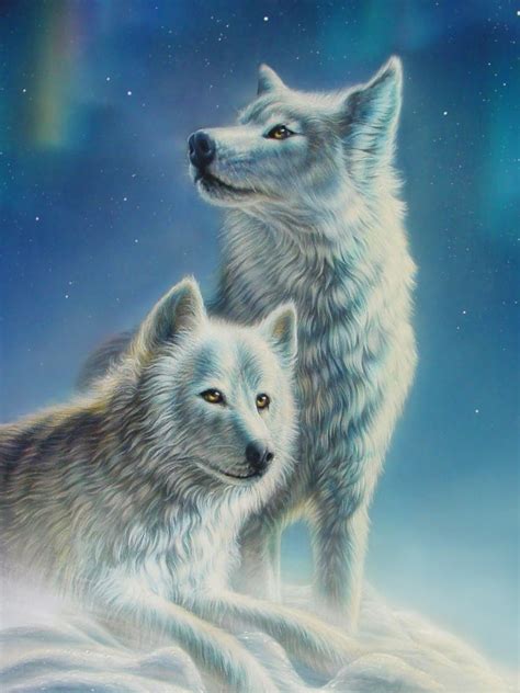 Arctic Wolves Poster Print By Adrian Chesterman