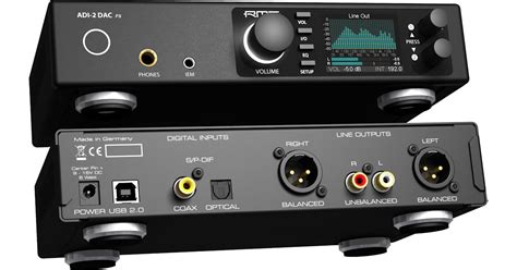 Rme Adi 2 Dac Extreme Power Headphone Amplifier And Usb Dac Andertons