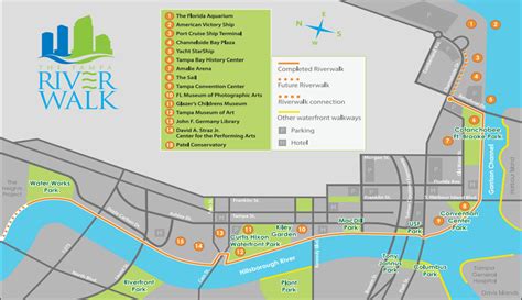 Tampa Riverwalk Map
