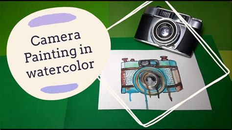 Camera Painting In Watercolor Youtube