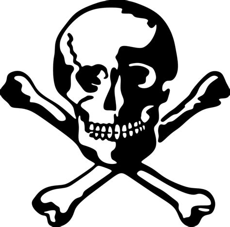 Skull Bones Cross Free Vector Graphic On Pixabay