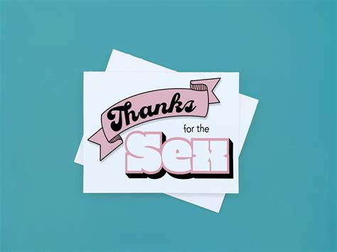 thanks for the sex card funny card sexy card etsy canada